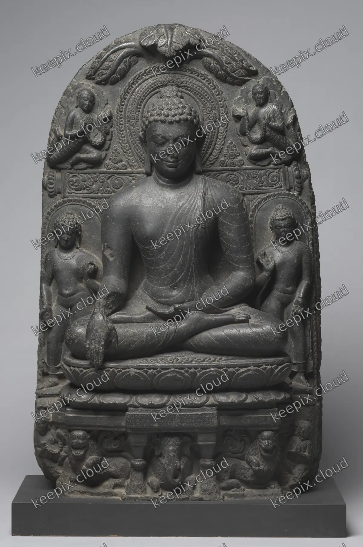 Buddha Calling on Earth to Witness