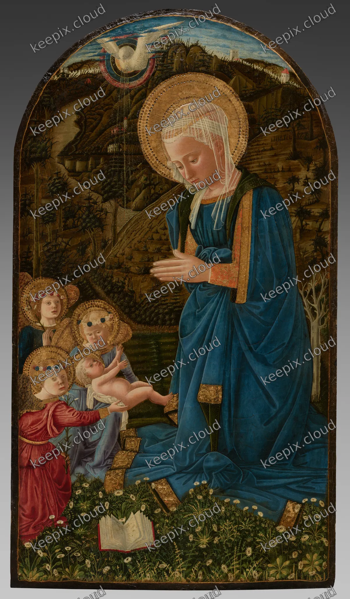 Virgin and Child with Angels