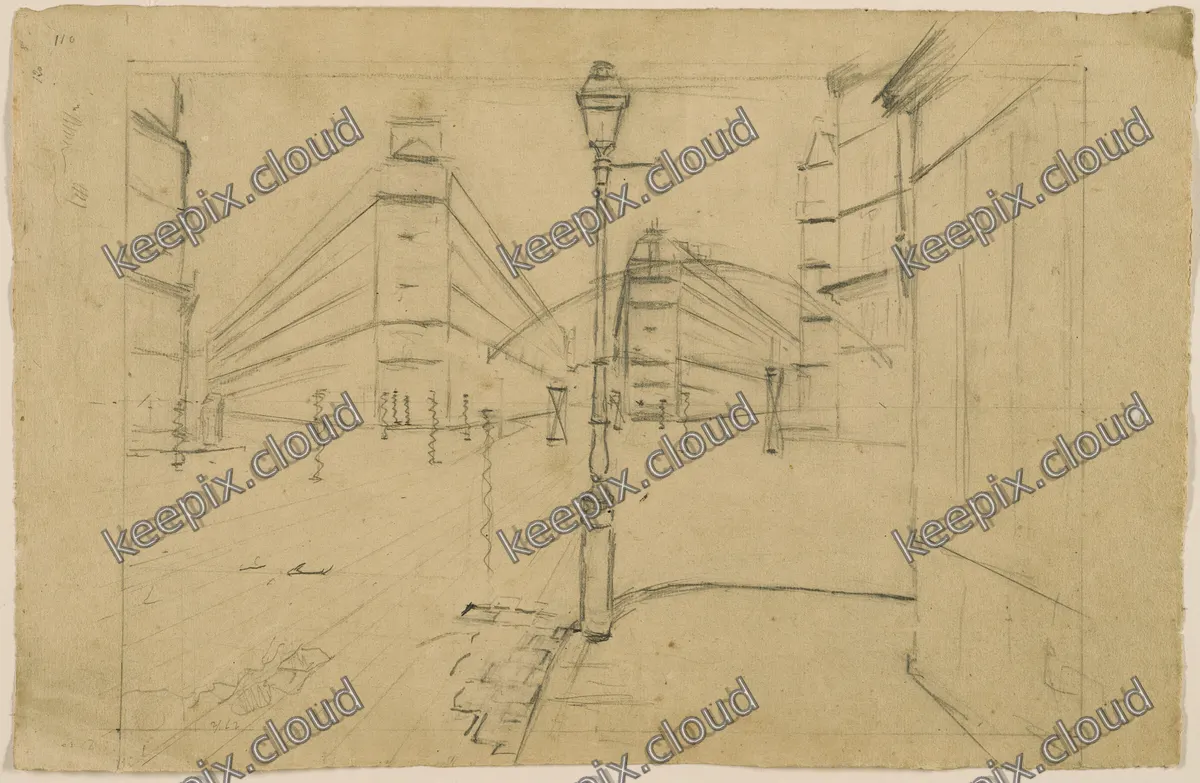 Study for Paris Street; Rainy Day