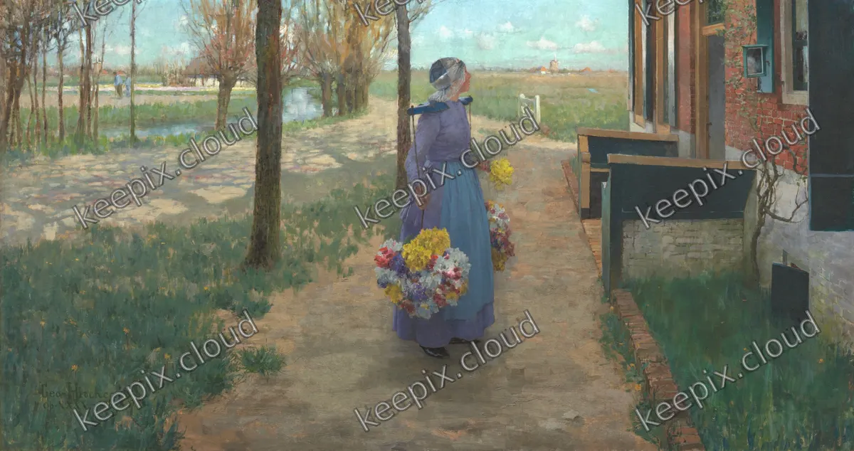 Flower Girl in Holland