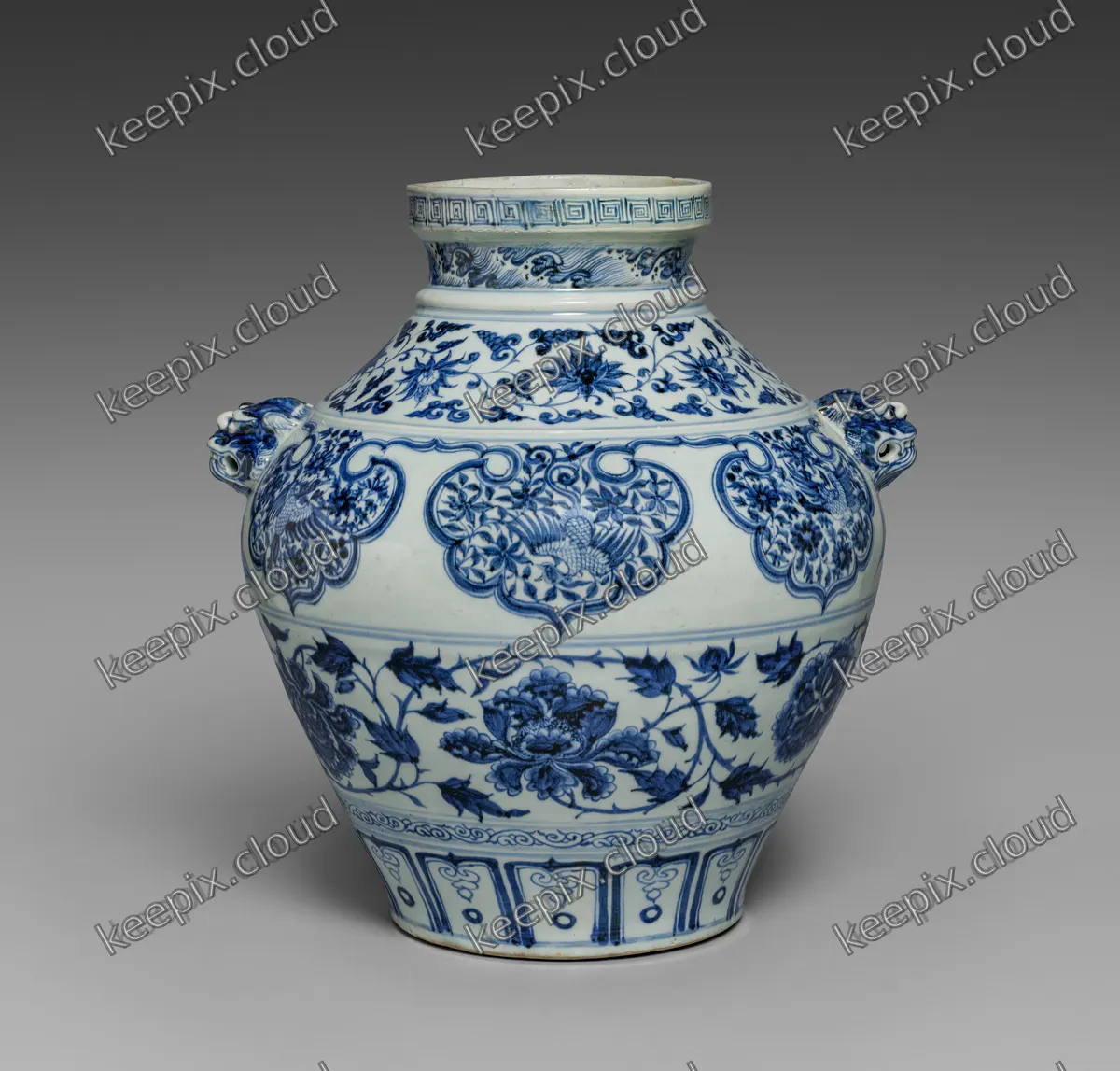 Jar with Lion-Head Handles