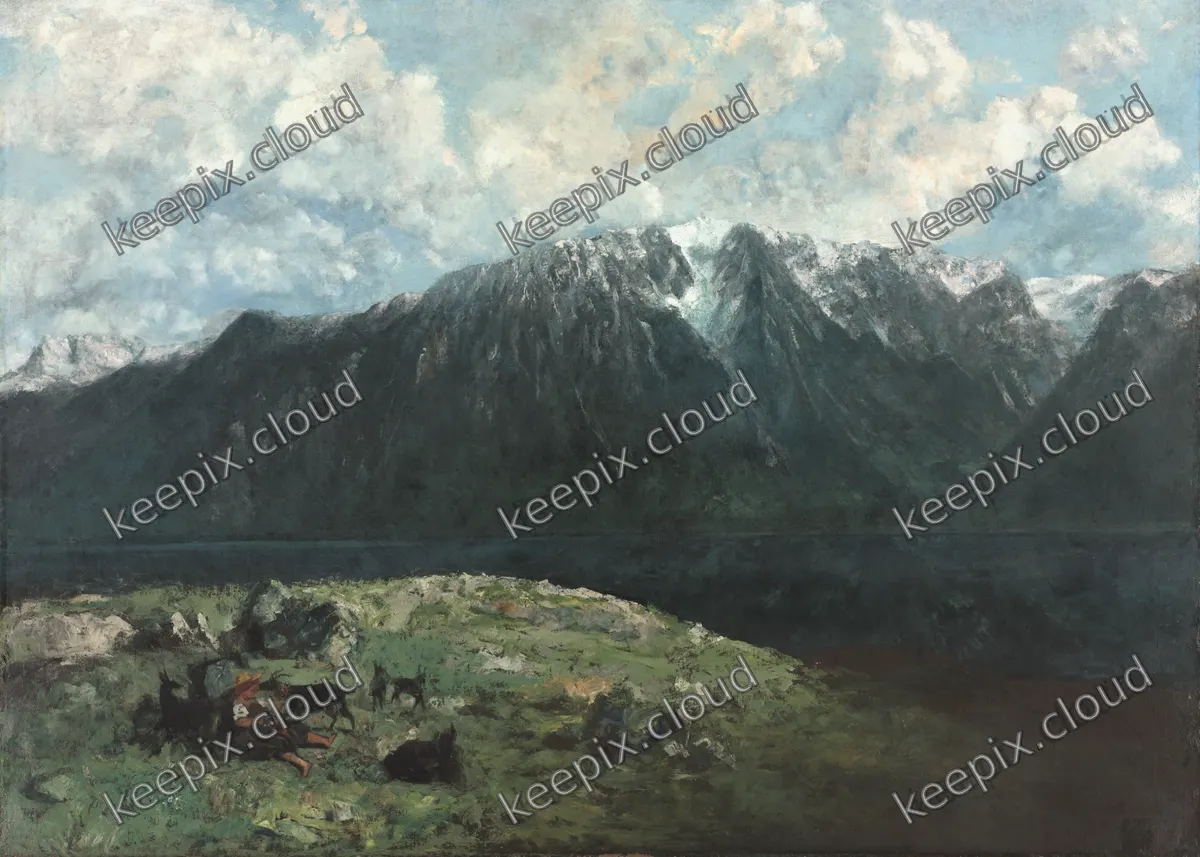 Panoramic View of the Alps, Les Dents du Midi