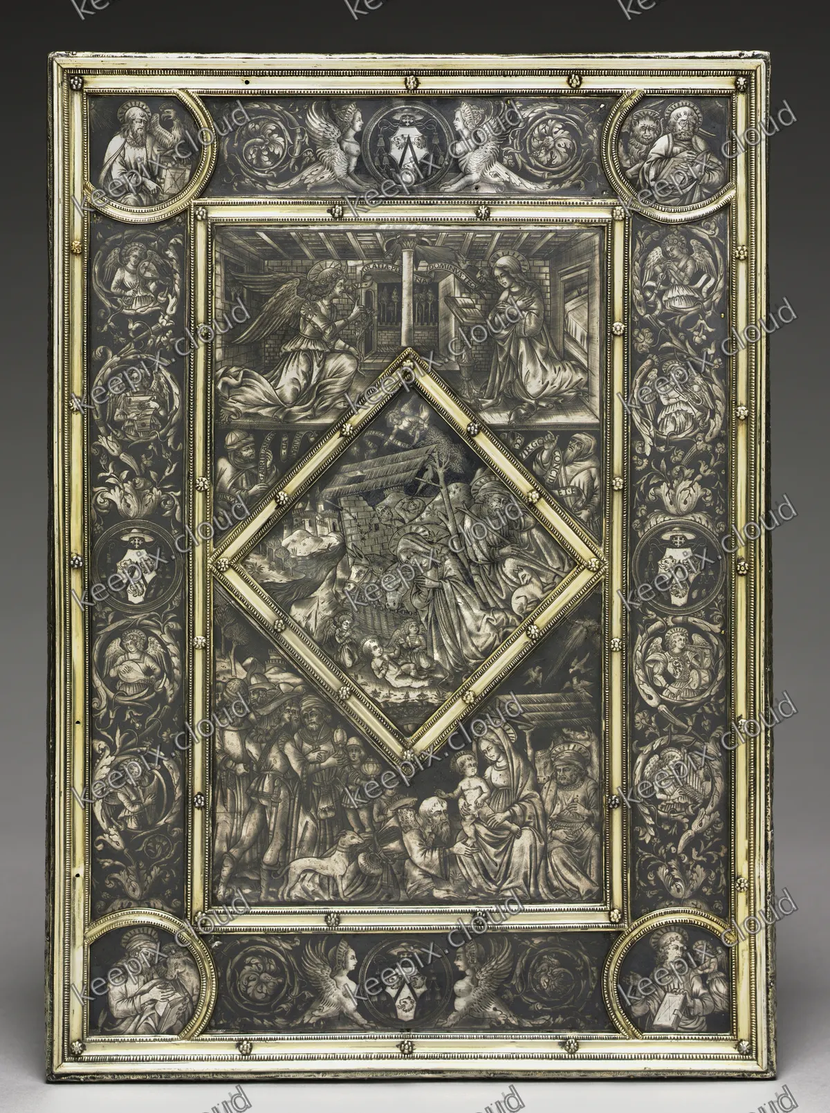 Front Cover for a Gospel Book of French Cardinal Jean La Balou (1421–1491)
