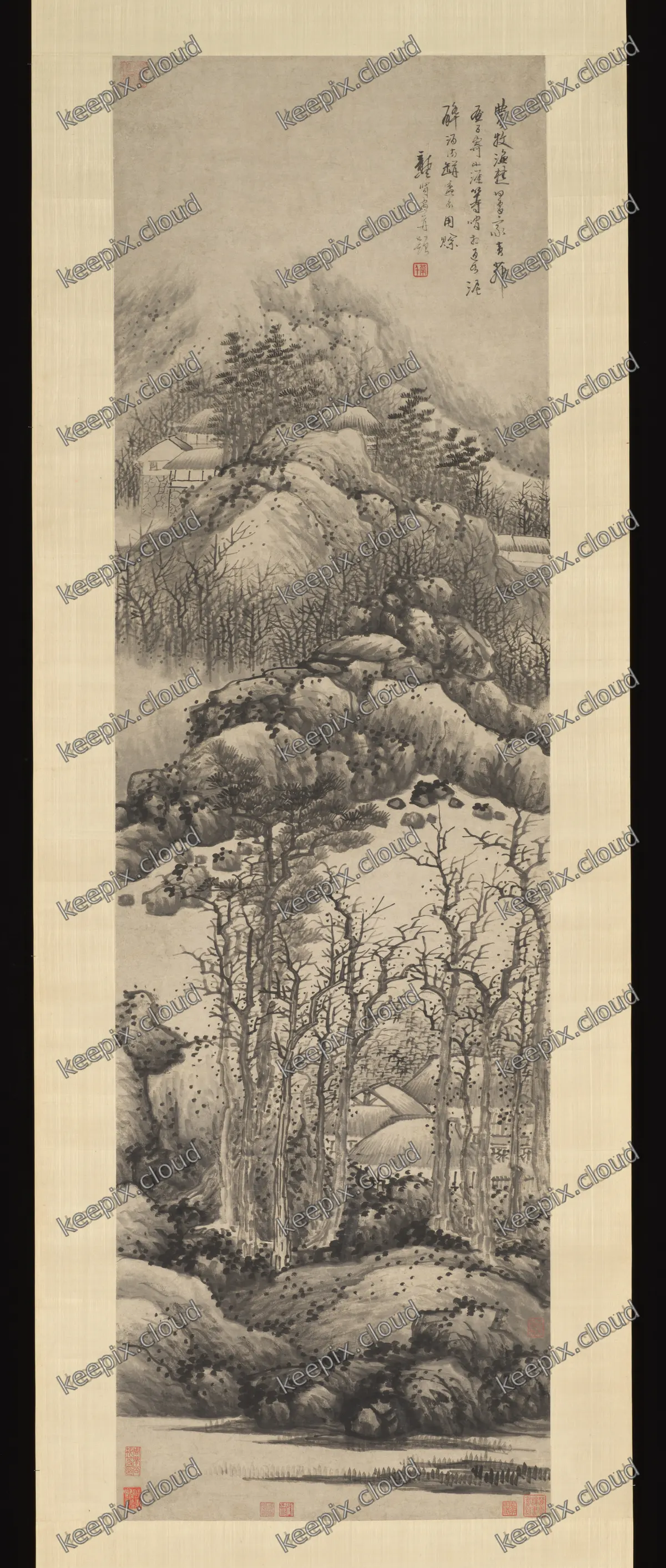 Wintry mountains