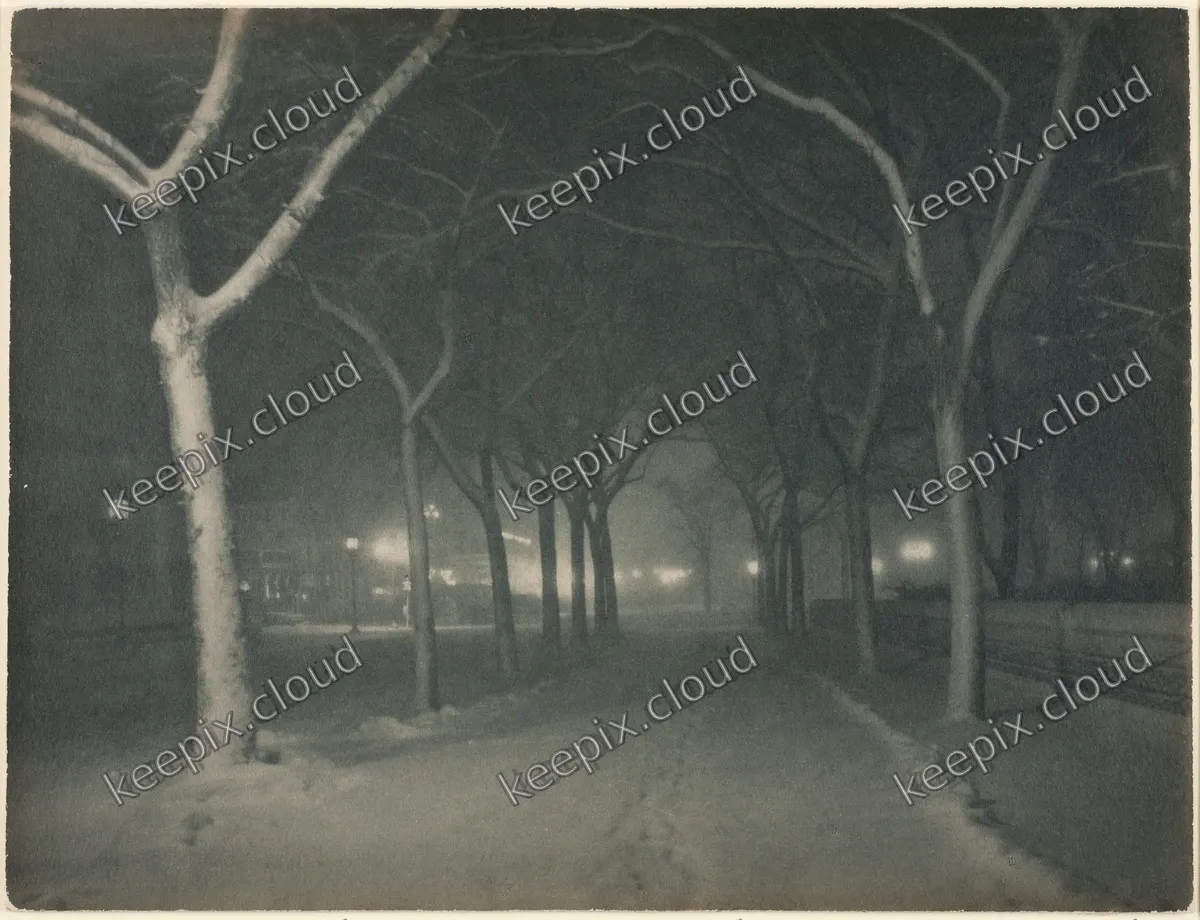 An Icy Night, New York