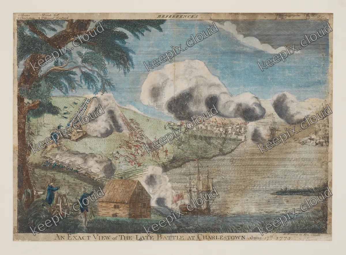 An Exact View of the Late Battle at Charlestown, June 17th, 1775