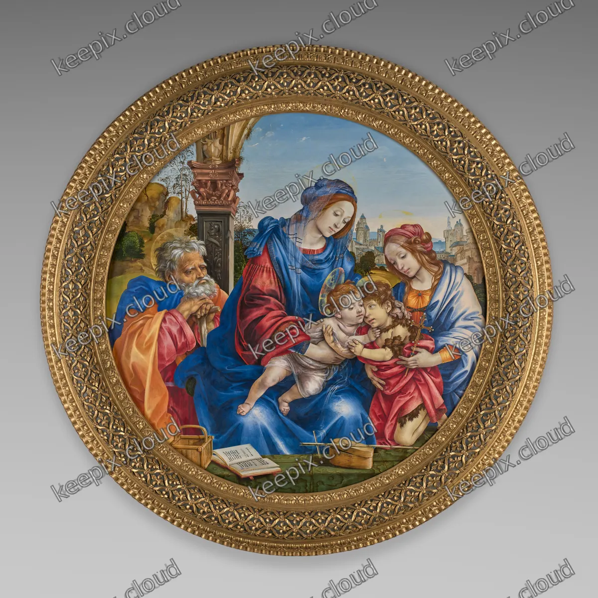 The Holy Family with Saint John the Baptist and Saint Margaret