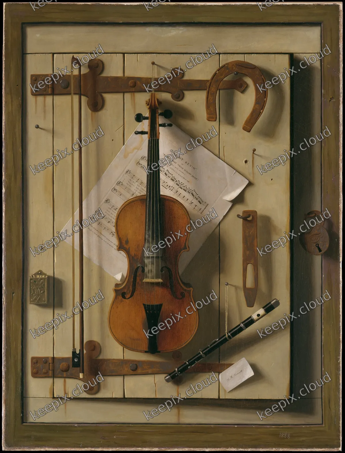 Still Life—Violin and Music