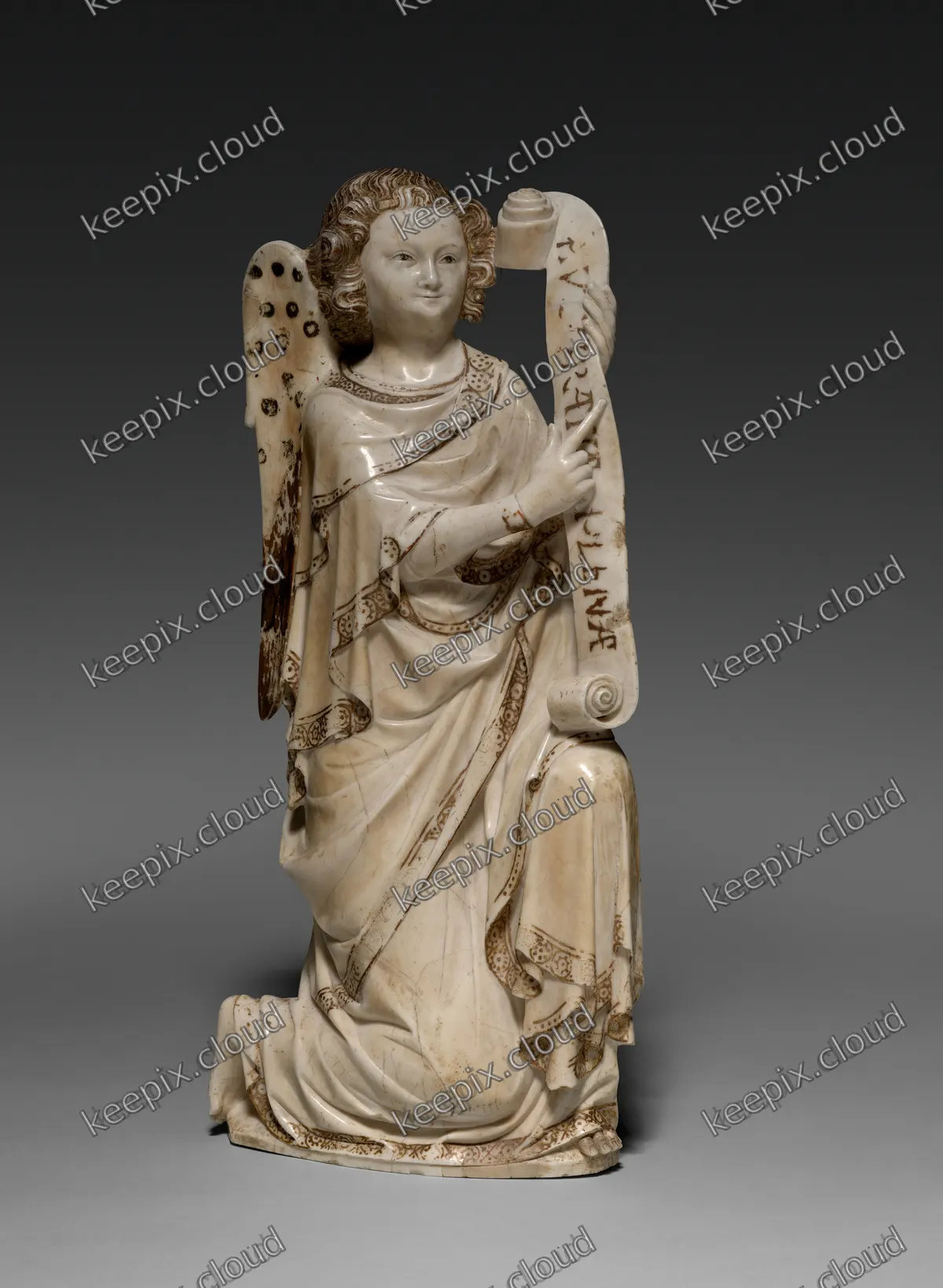 The Archangel Gabriel from an Annunciation Group