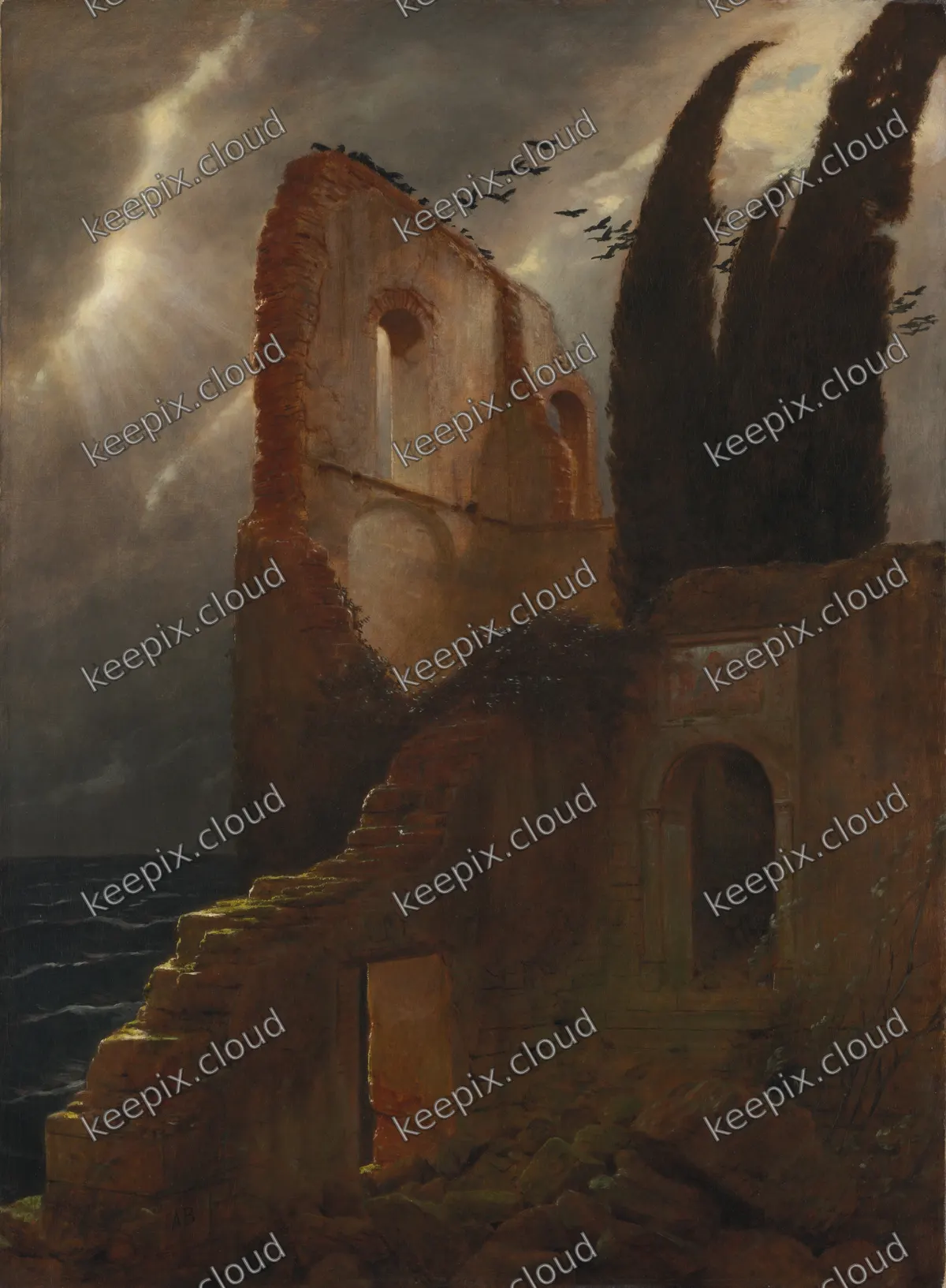 Ruin by the Sea